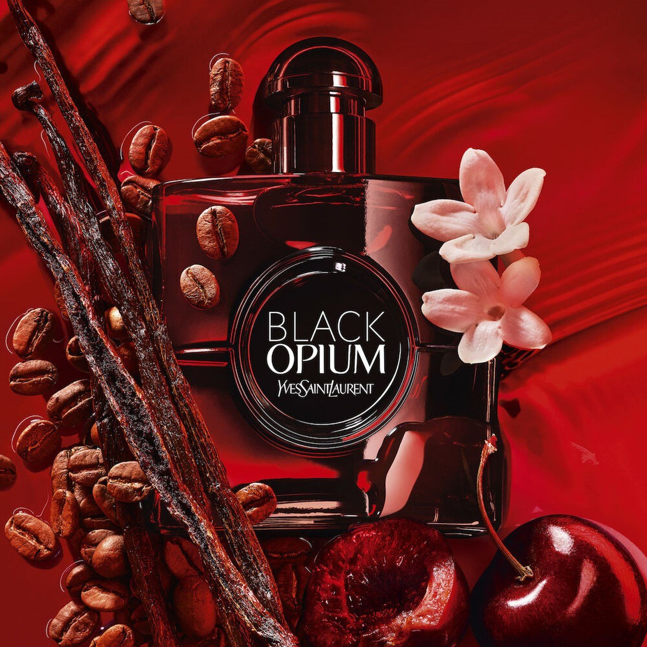 BLACK OPIUM EAU DE PARFUM OVER RED