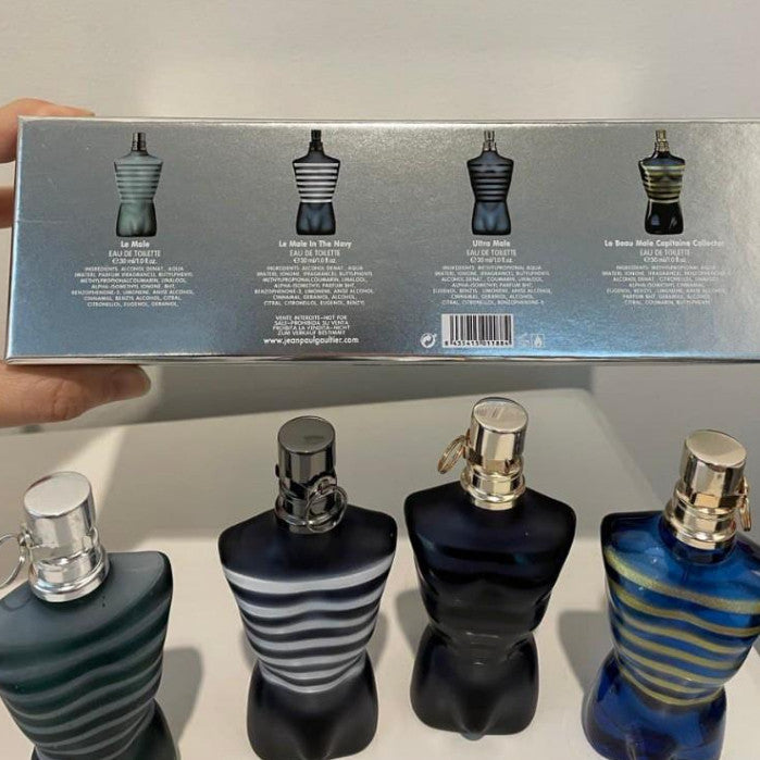 Best of Jean Paul Gaultier 4in1 Le Male 4x30ml Spray ( Perfume Gift Set ) For Men