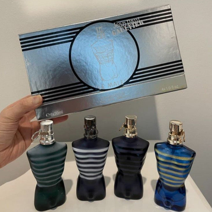 Best of Jean Paul Gaultier 4in1 Le Male 4x30ml Spray ( Perfume Gift Set ) For Men