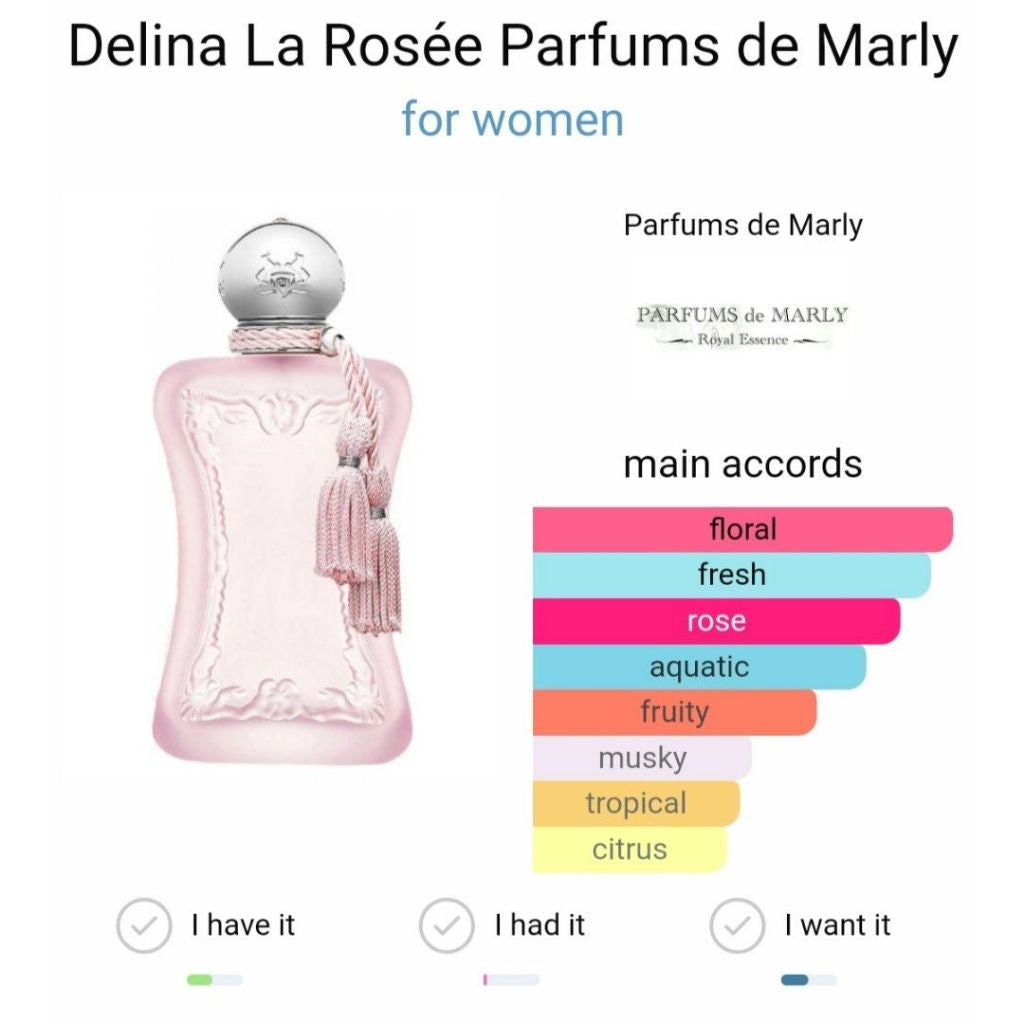 ⚡⚡💯%(Ori SG)  Delina La Rose Edp 75ml --FOR WOMEN --(Postage within 24 Hours)